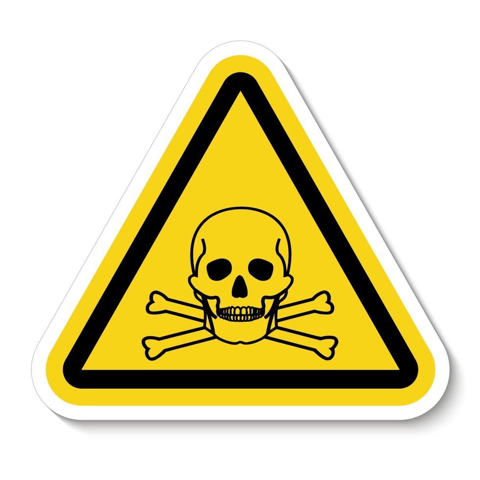 Toxic Material Symbol Sign vector