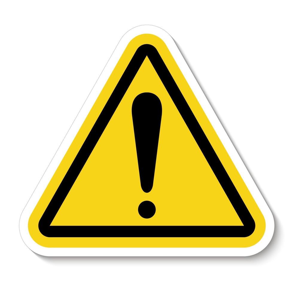 Symbol Warning sign vector