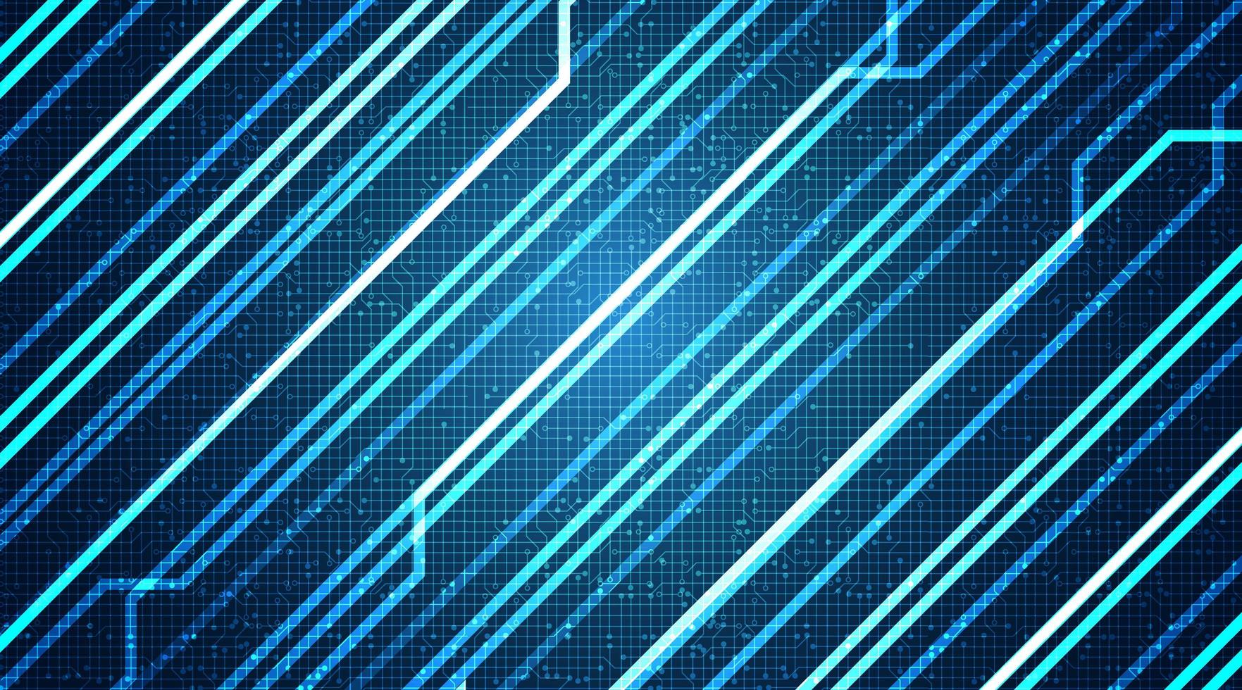 Abstract Technology Line Background vector