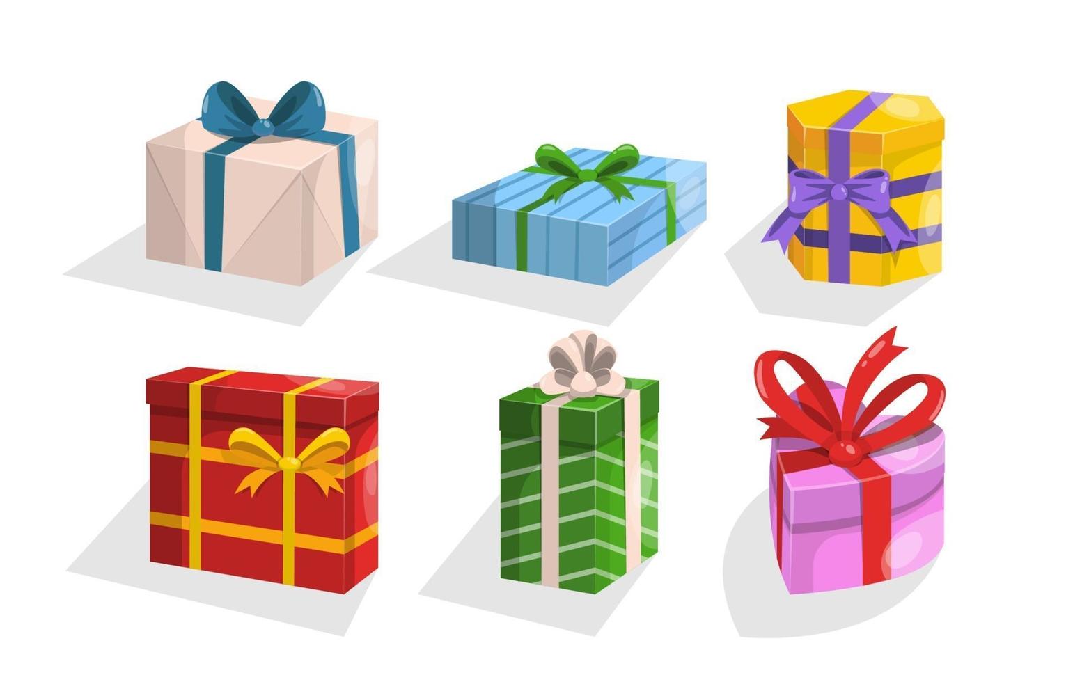 Gift Box Collection vector