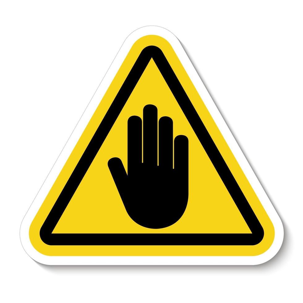 Do Not Enter Symbol Sign vector