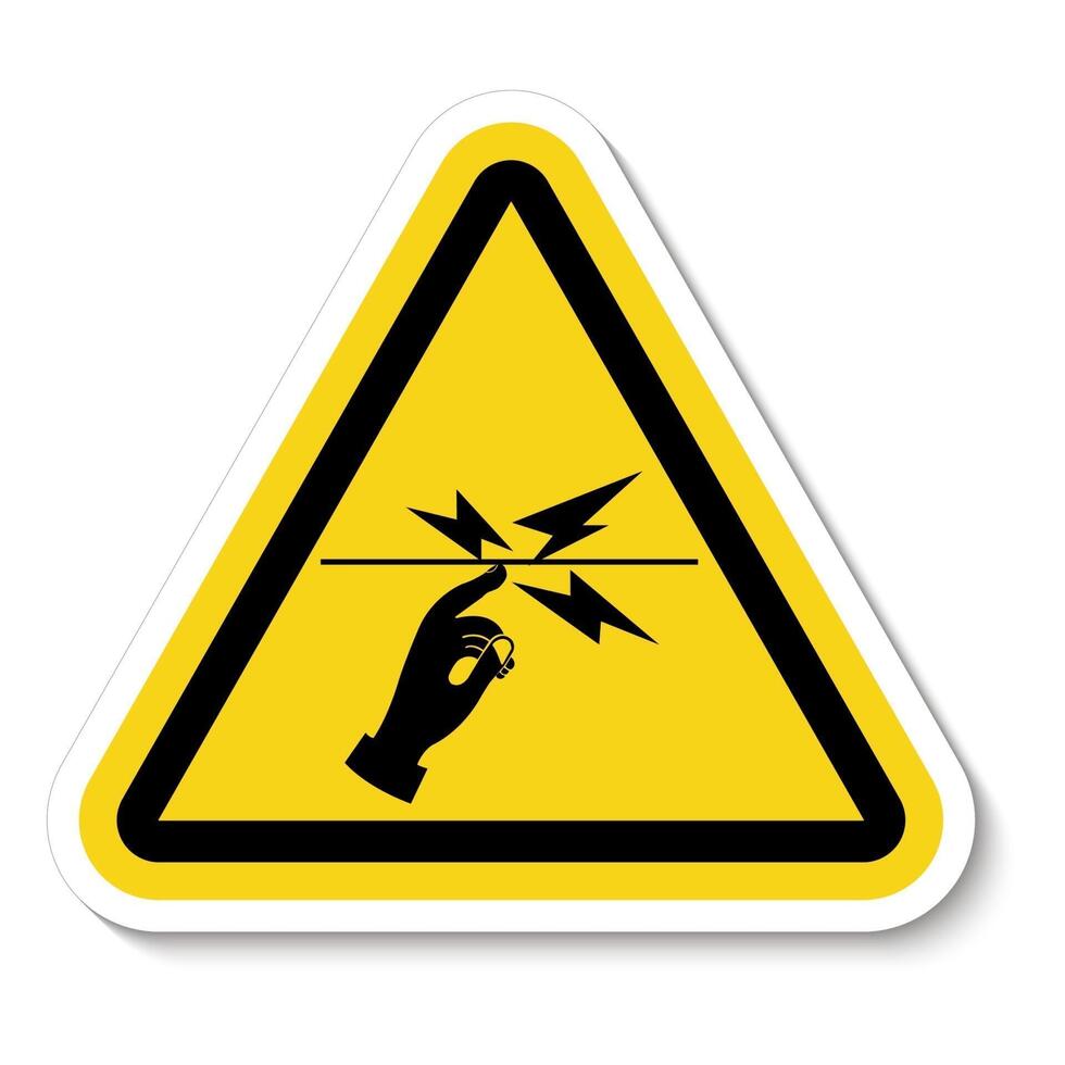 Do Not Touch Symbol Sign vector