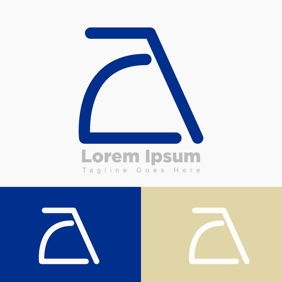 Initial letter A logo vector design template
