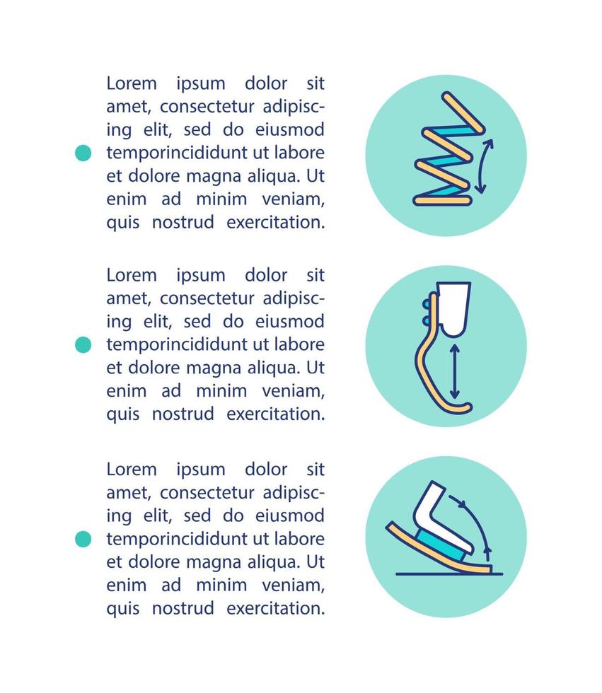 Absorción de energía y retorno concepto de línea de iconos con texto vector