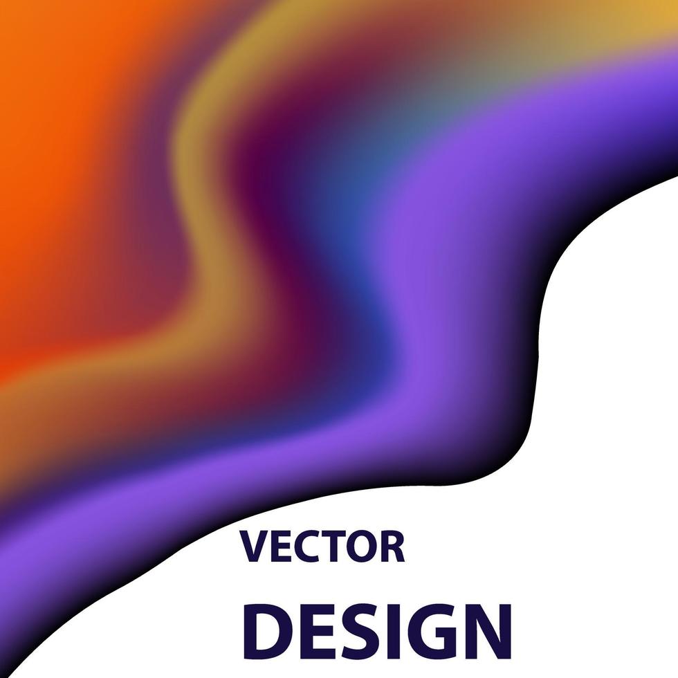 imagen de fondo vectorial con combinación de colores brillantes vector