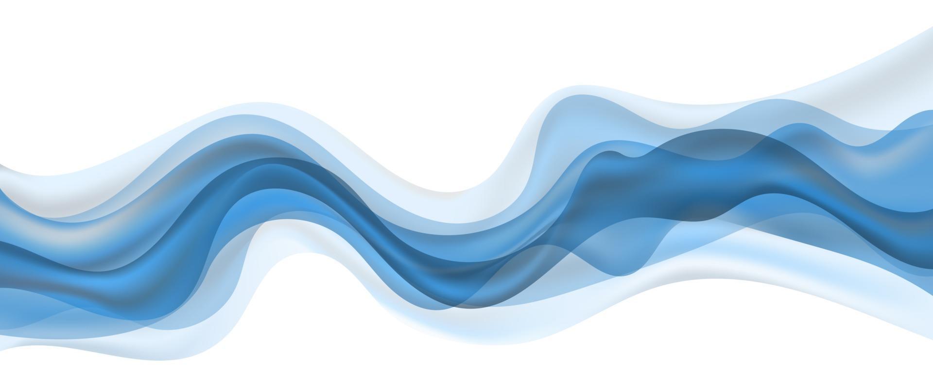 líneas de forma de onda abstracta fluyen vector