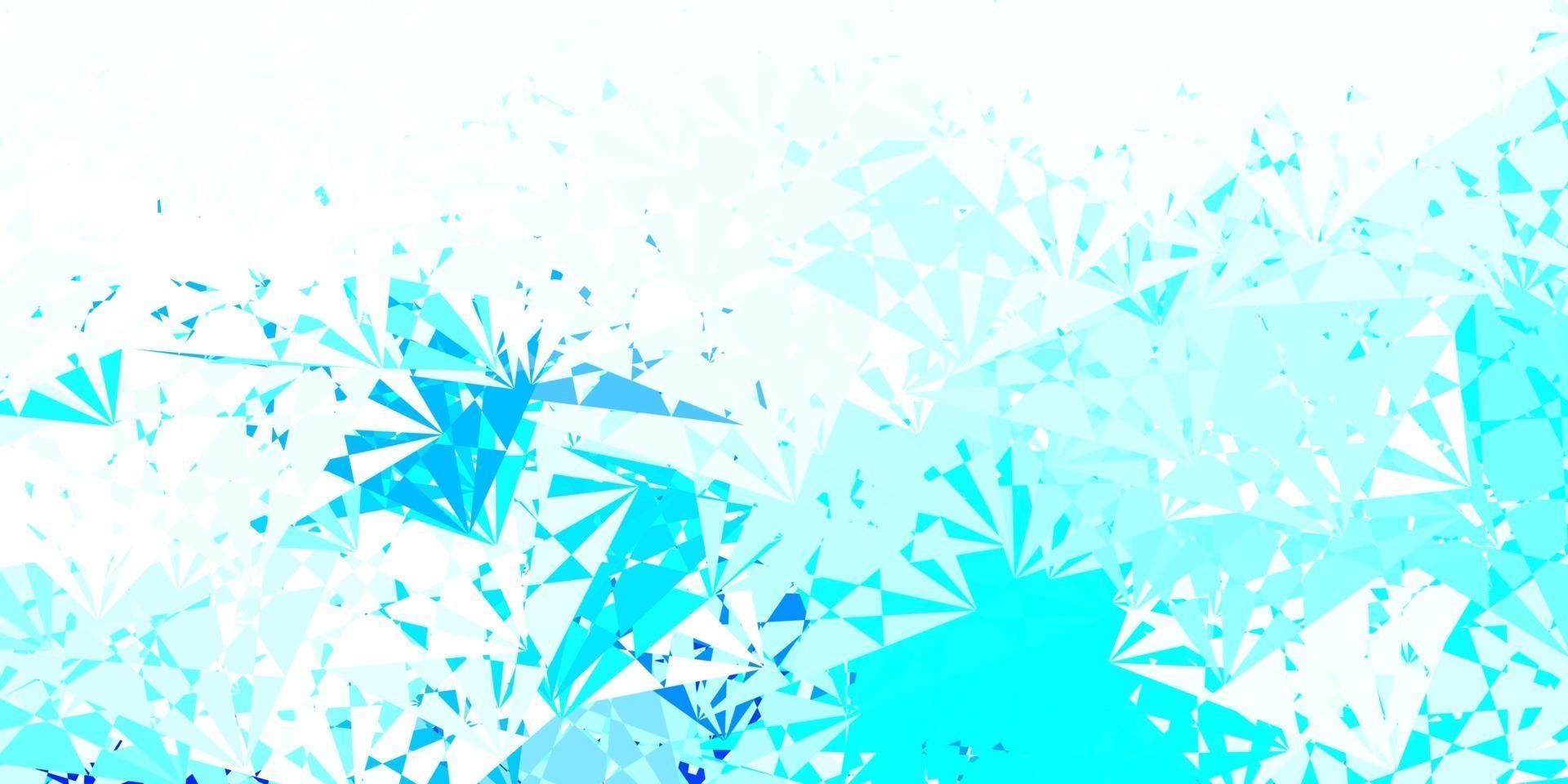 Light BLUE vector background with triangles.