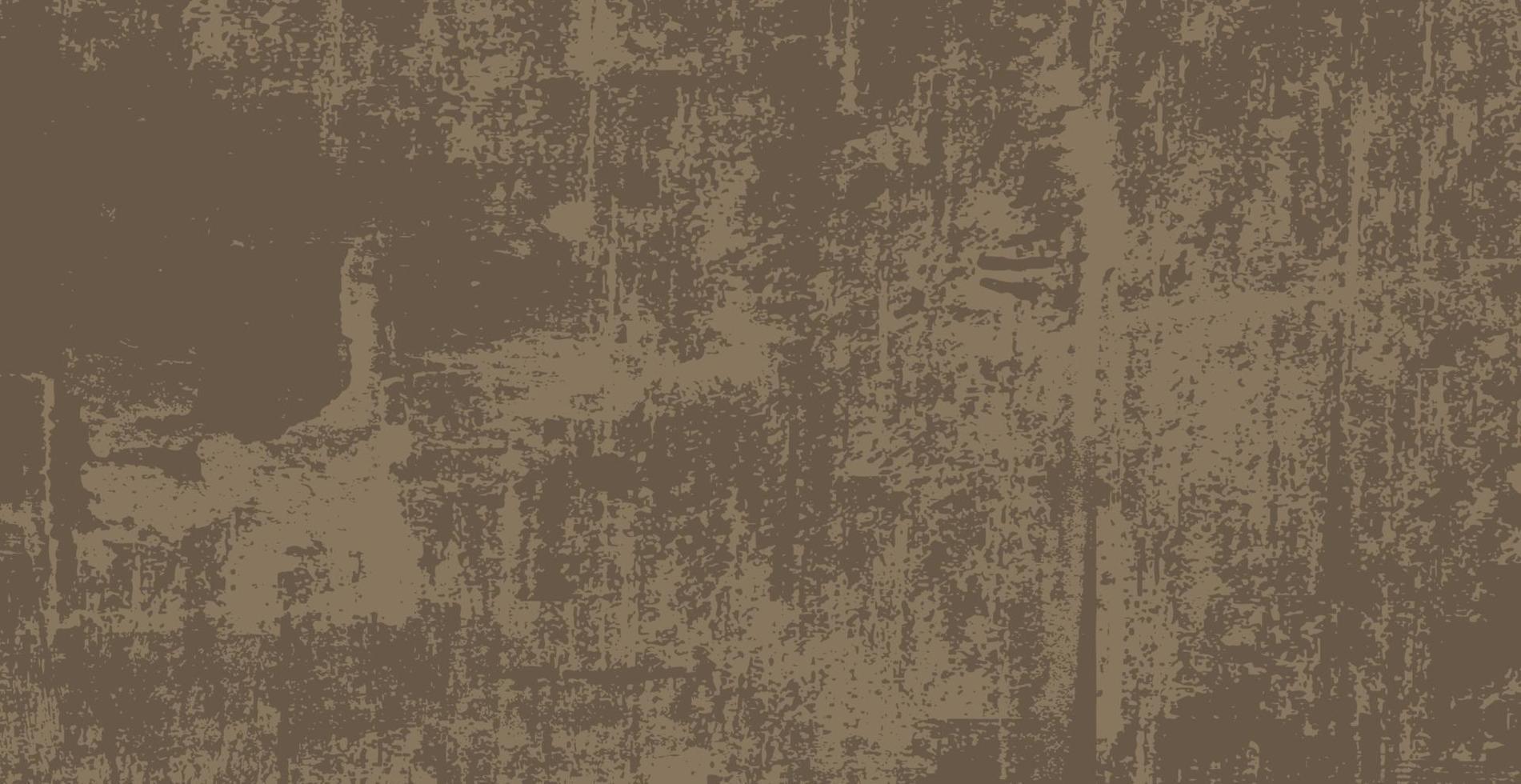 Realistic background, dark brown old wall - Vector