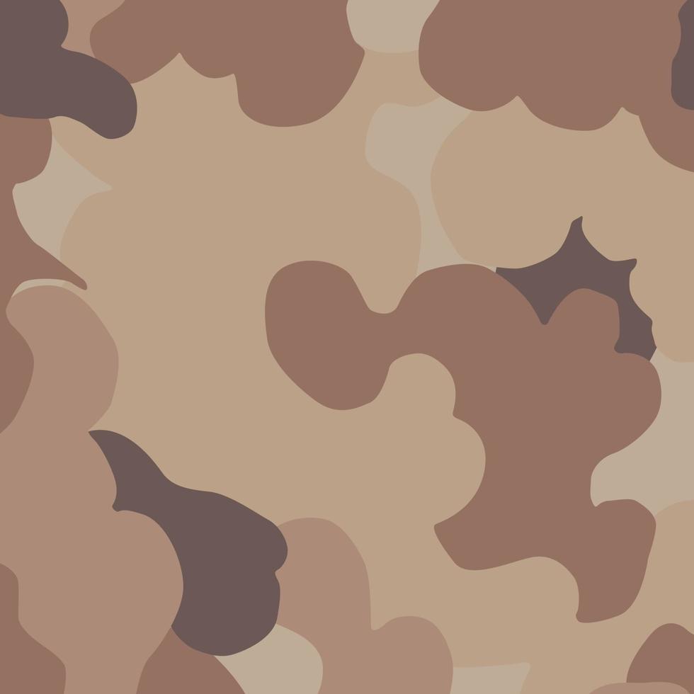 Fondo de impresión de color caqui de textura de camuflaje militar - vector