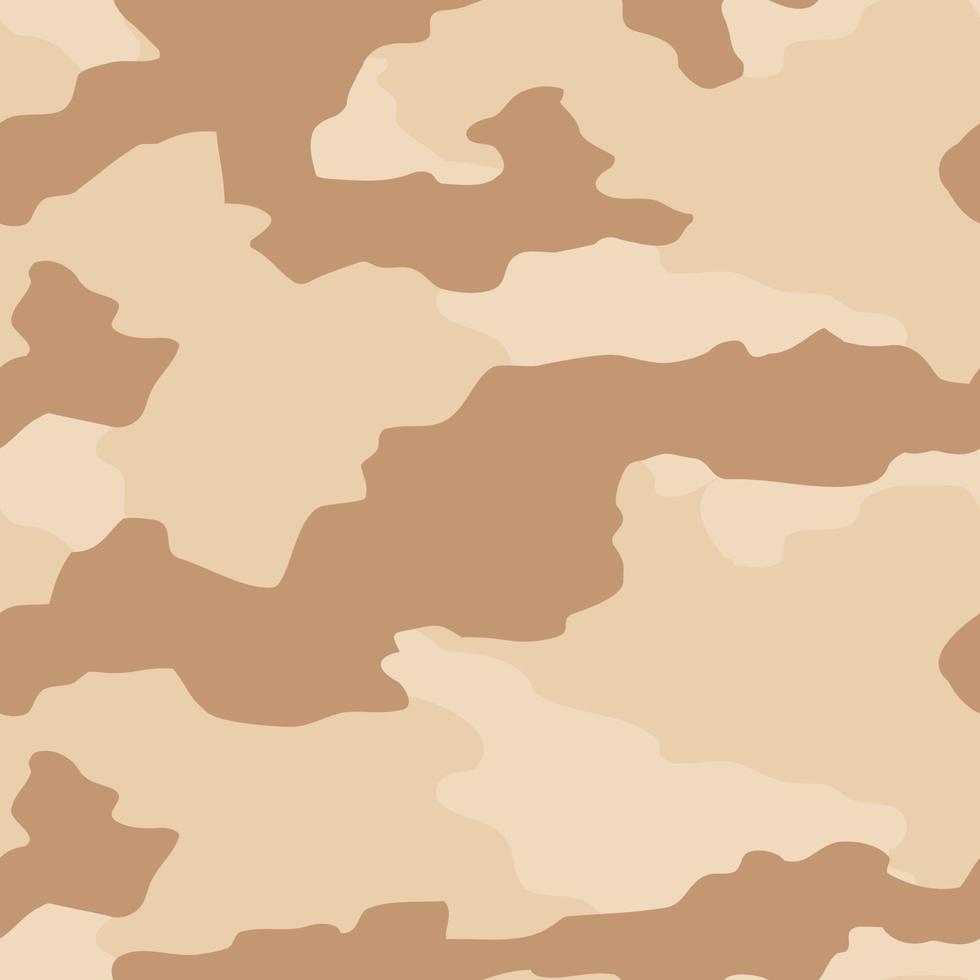 Military camouflage texture khaki print background - Vector