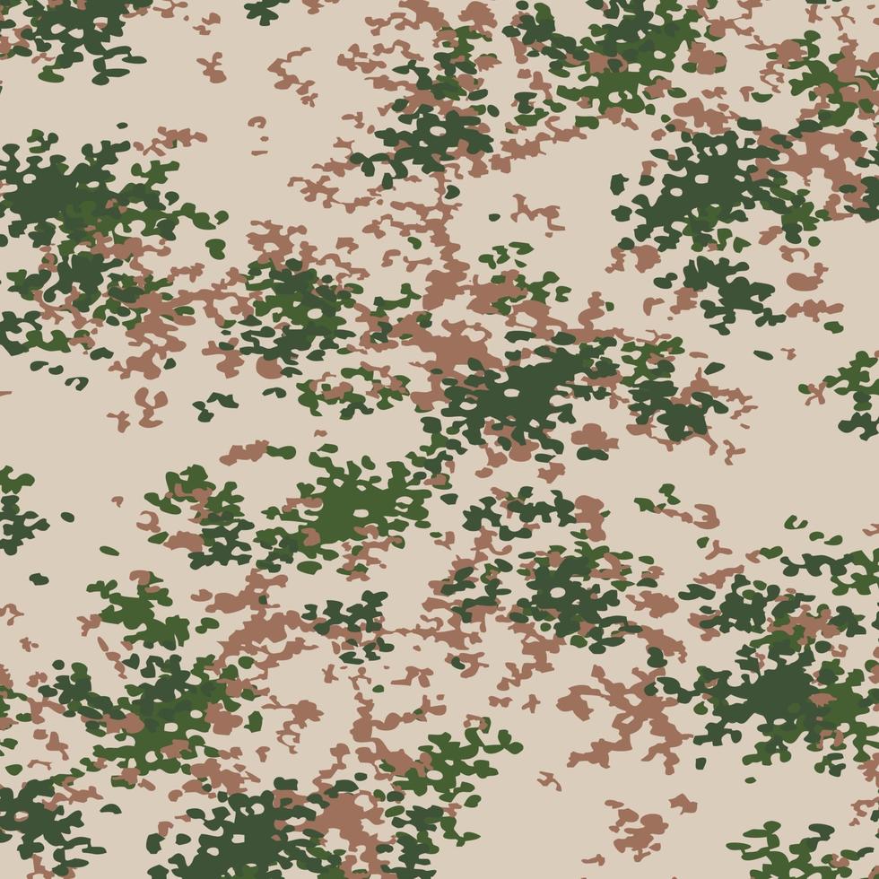 Military camouflage texture khaki print background - Vector