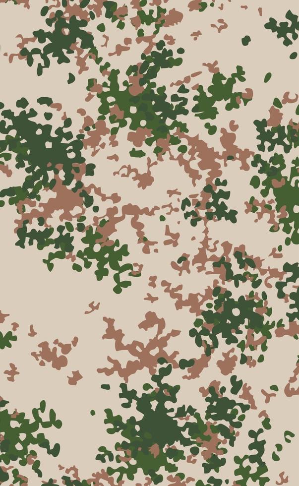 Fondo de impresión de color caqui de textura de camuflaje militar - vector