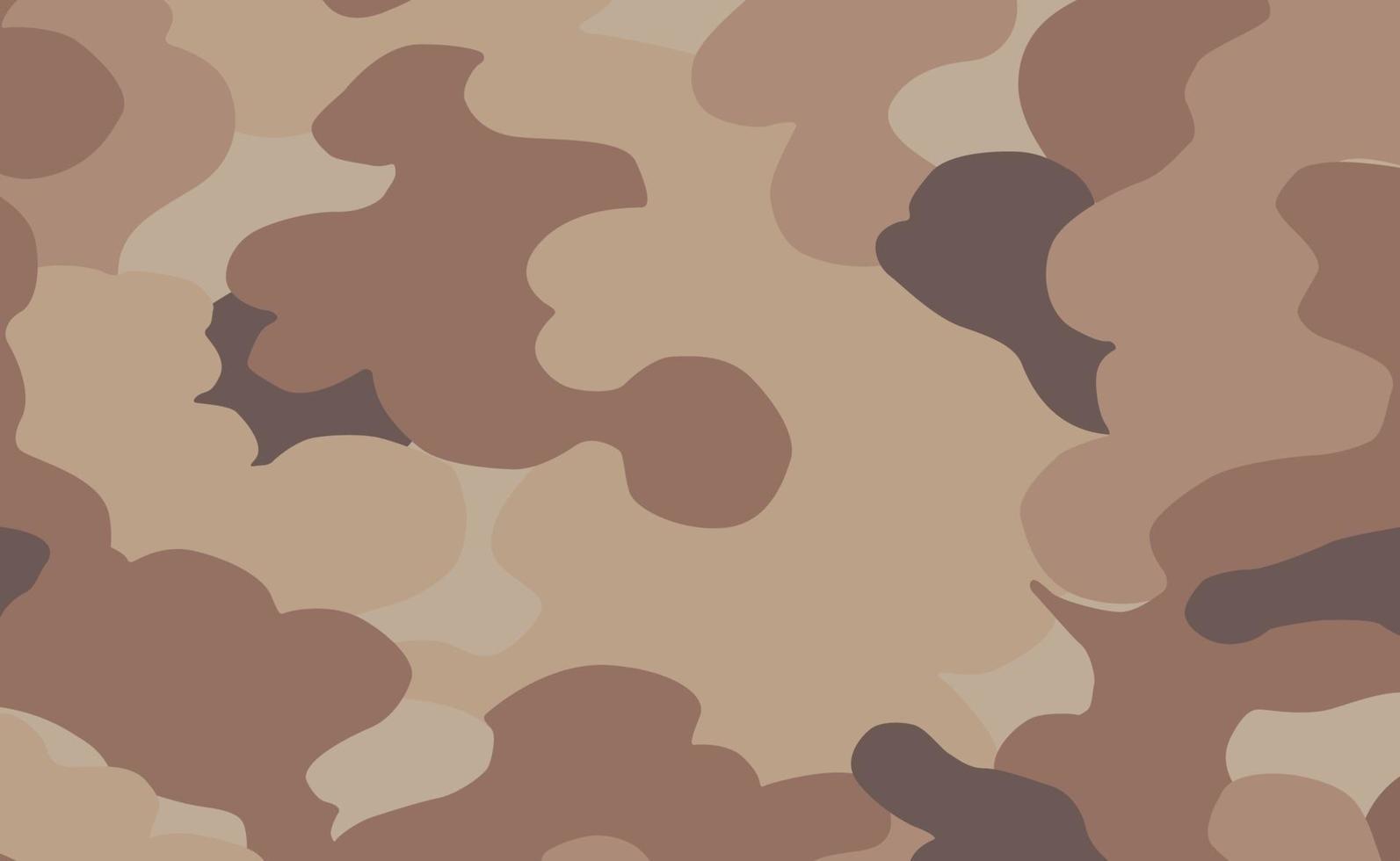 Fondo de impresión de color caqui de textura de camuflaje militar - vector