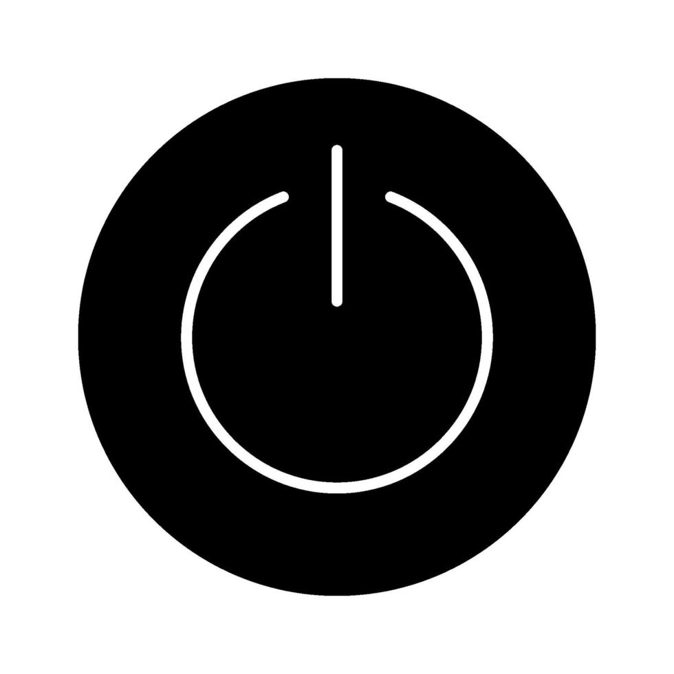 Power Button Icon vector