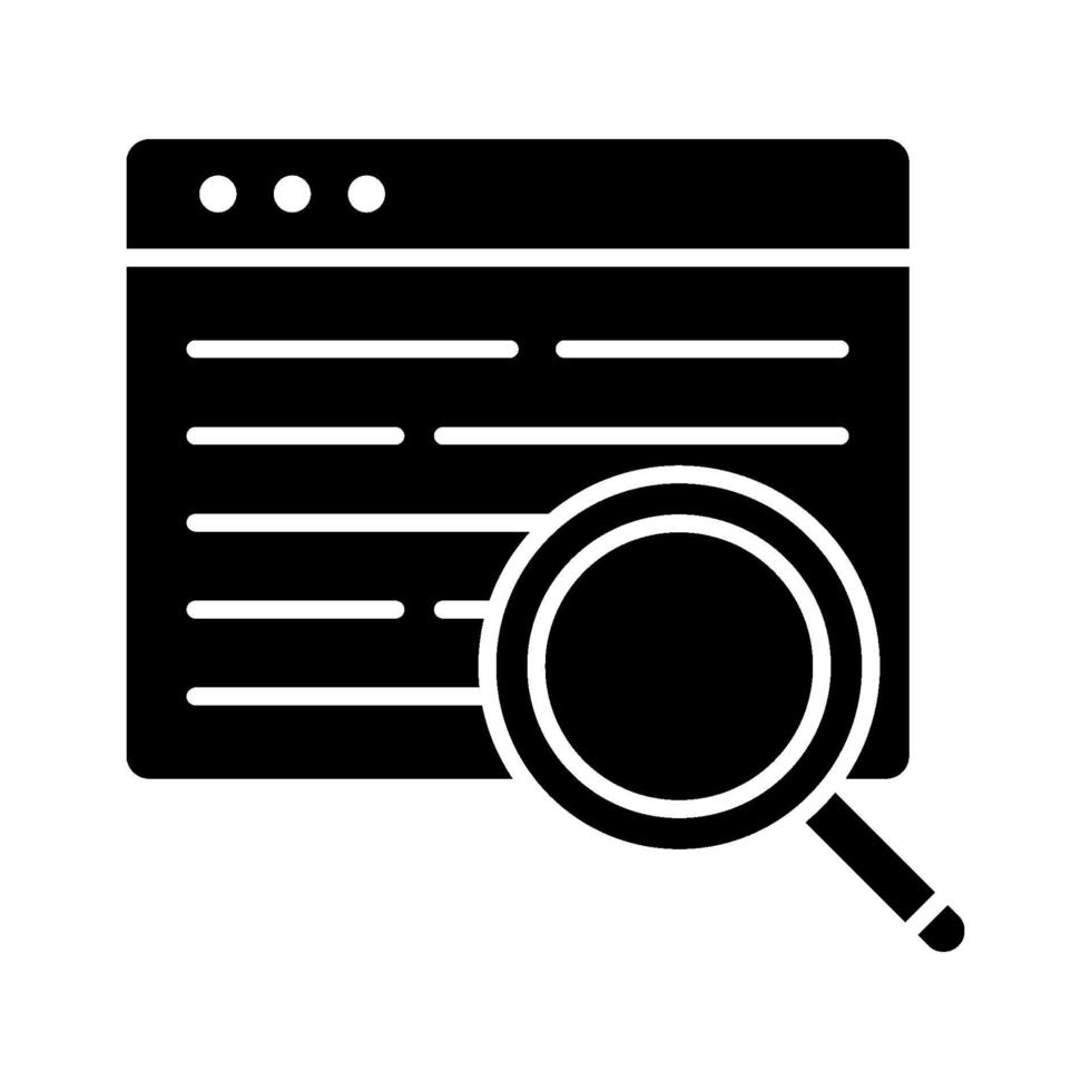 Content Research Icon vector