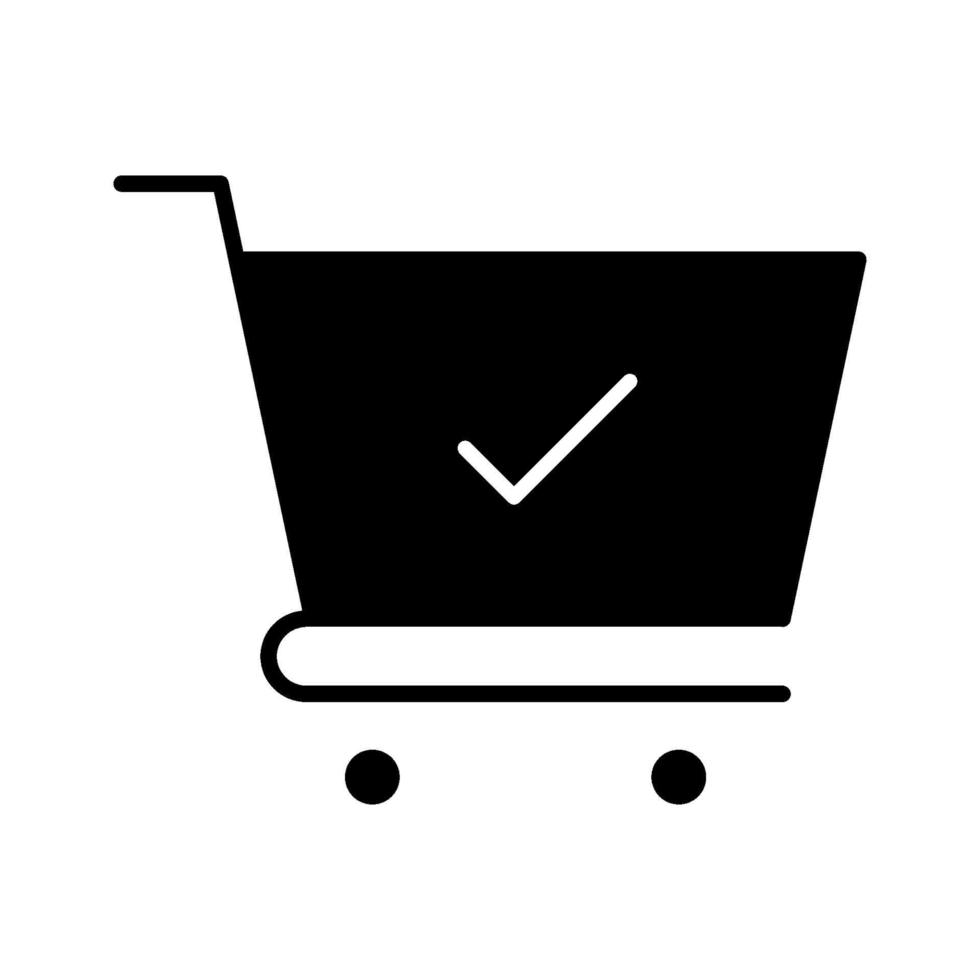 icono de carrito de compras vector