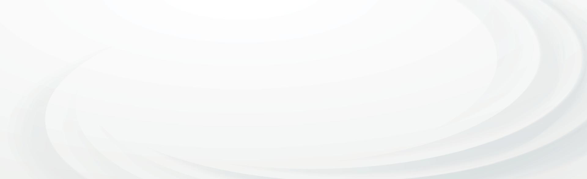 White vector panoramic background with wavy lines