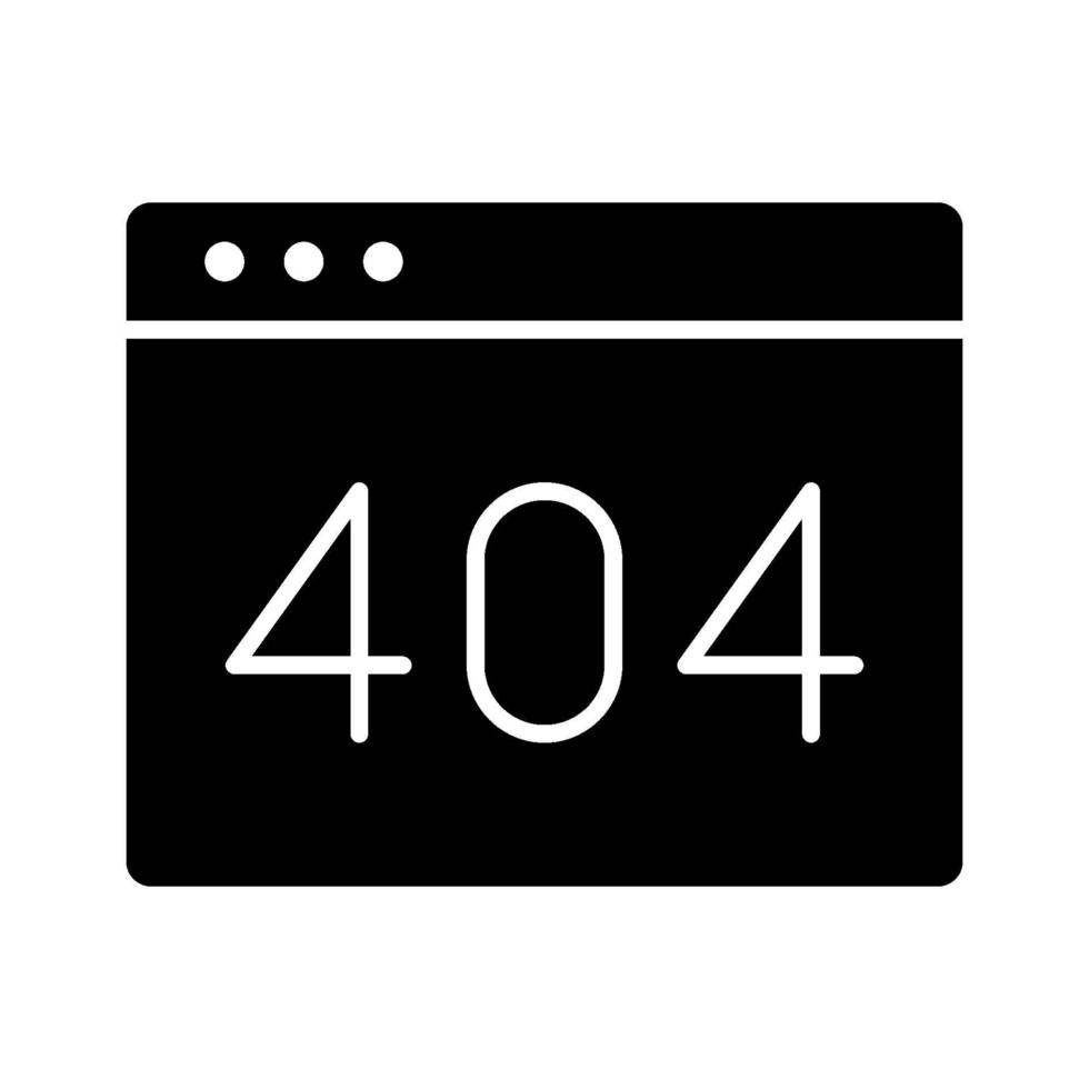 Not Found Icon vector