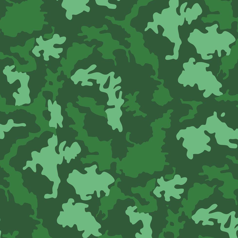 Fondo de impresión de color caqui de textura de camuflaje militar - vector