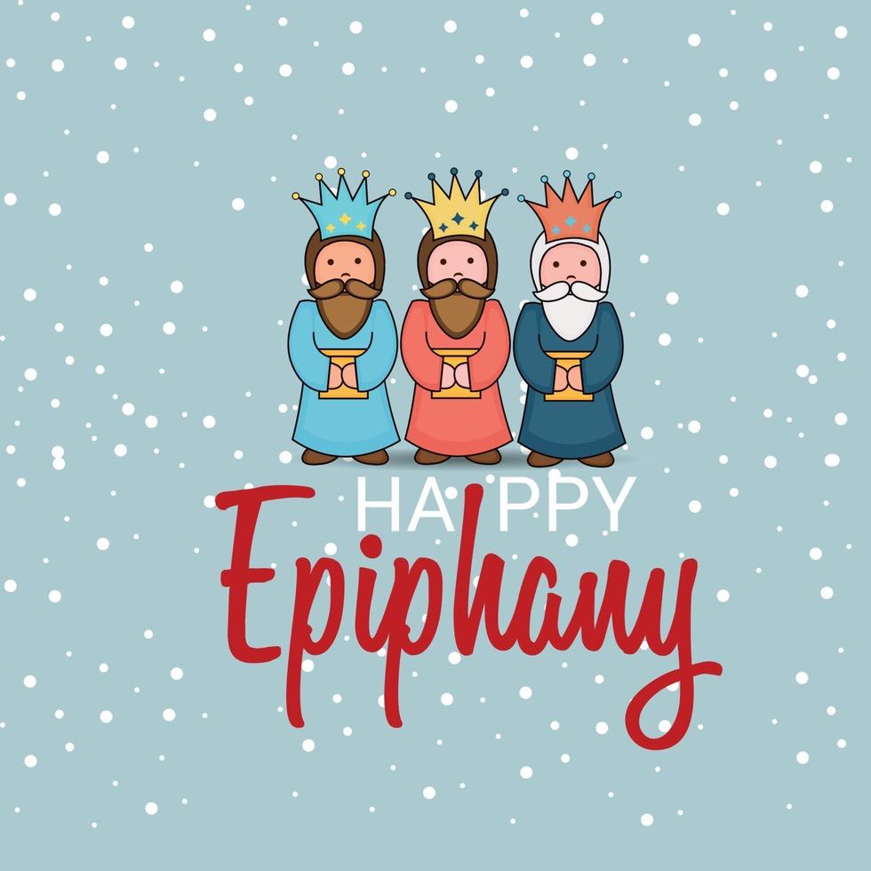 Vector illustration of a Background for Epiphany.