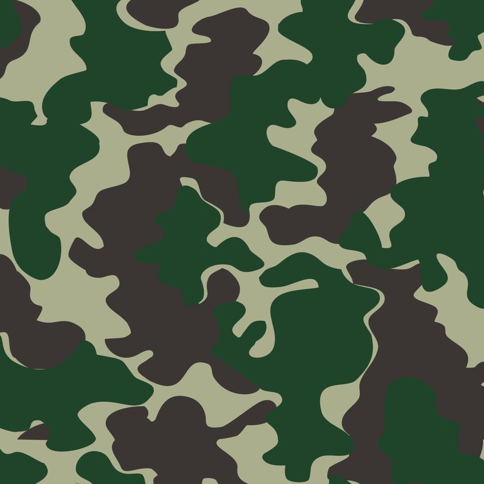 Military camouflage texture khaki print background - Vector