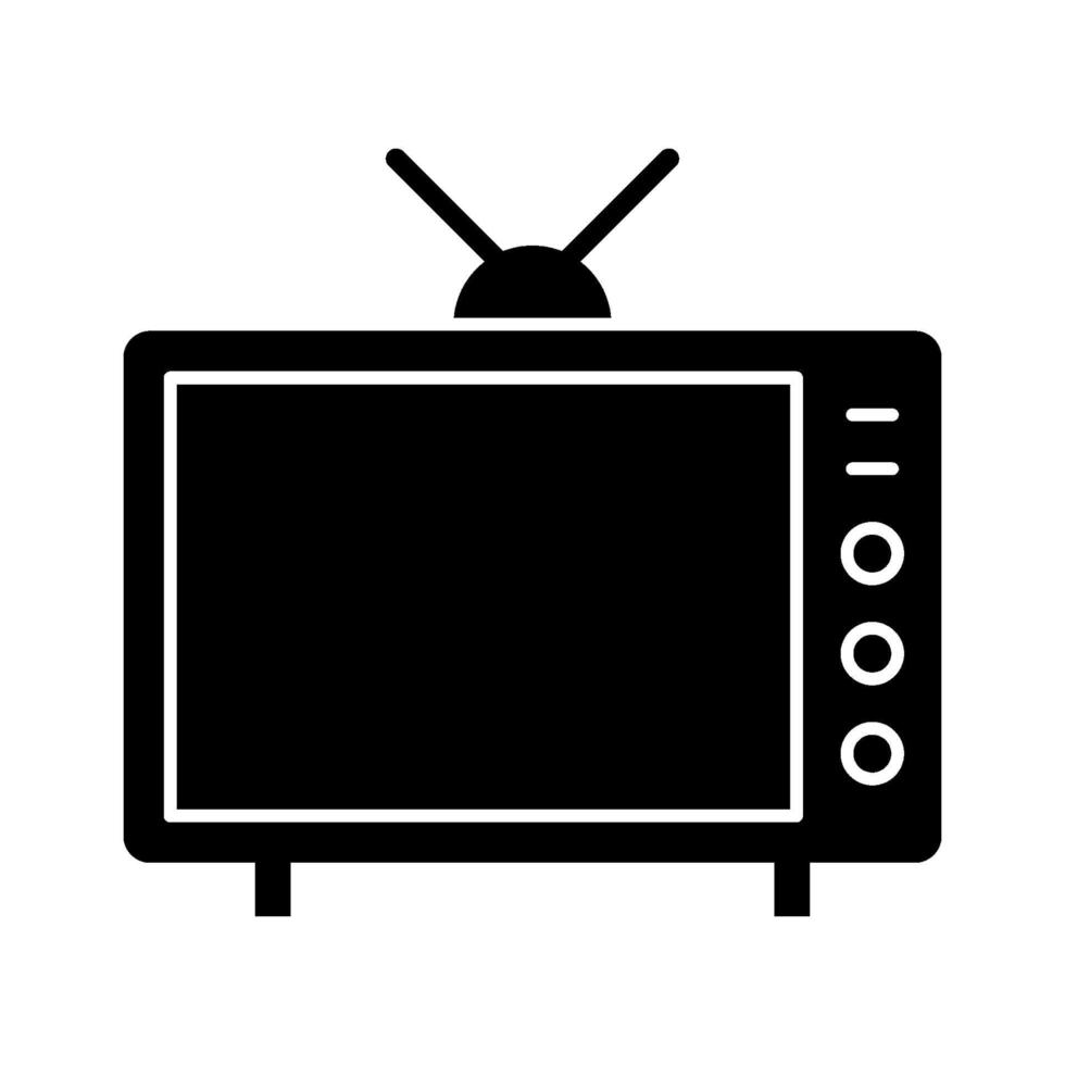 icono de vector de television