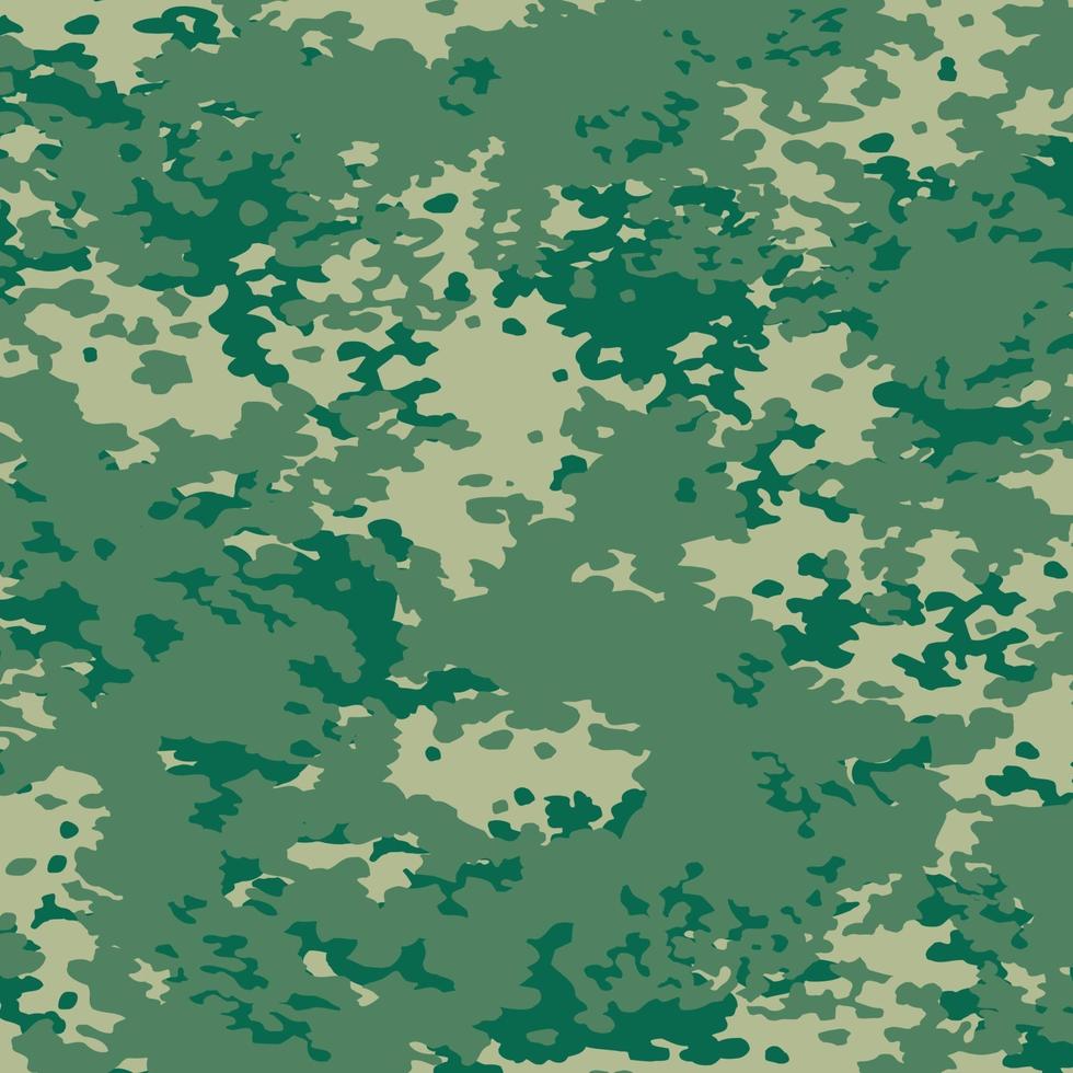 Military camouflage texture khaki print background - Vector