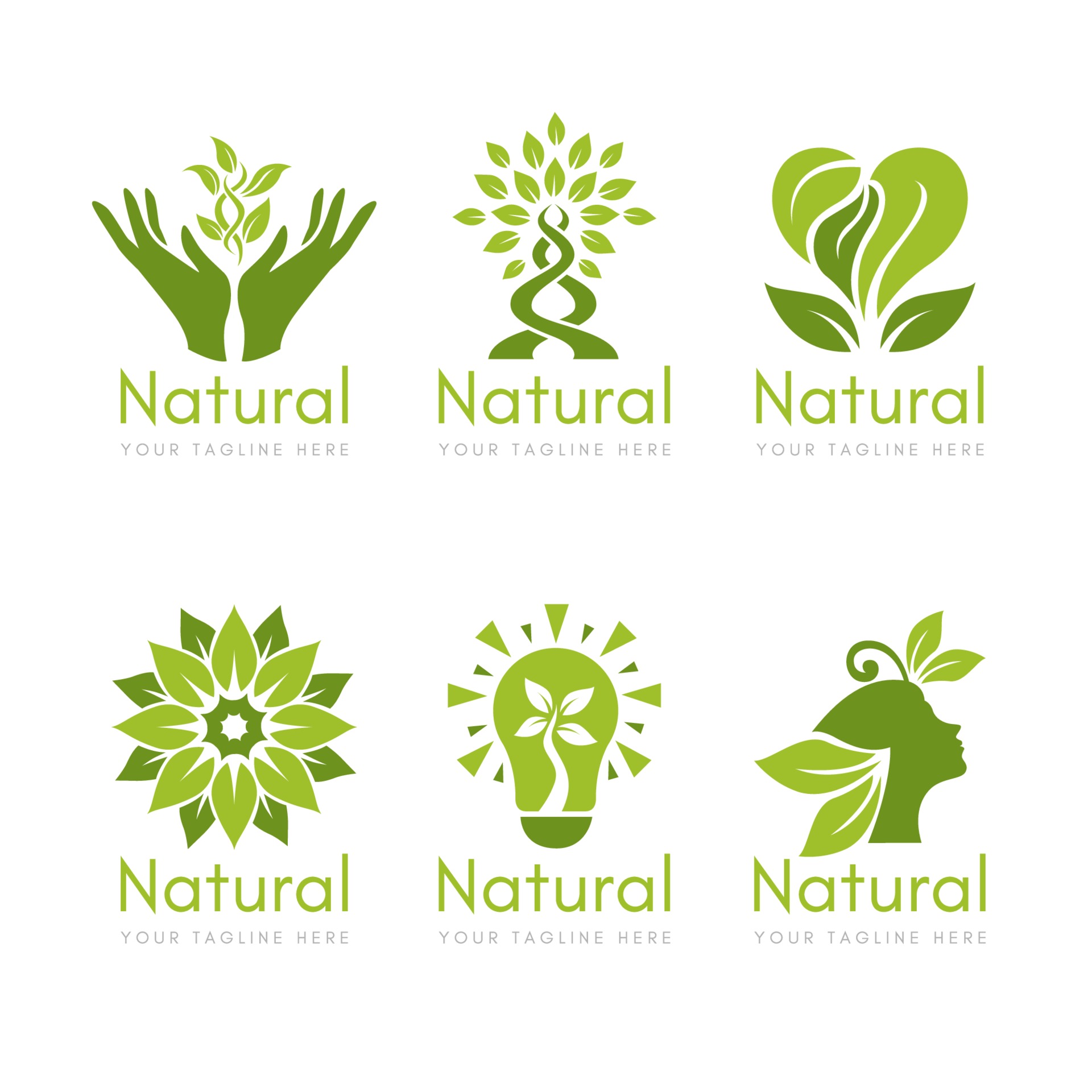 natural-logo-collection-in-flat-design-2362801-vector-art-at-vecteezy
