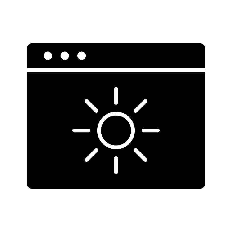 Brightness Vector Icon