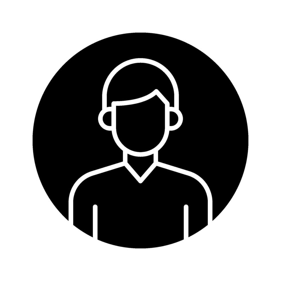 icono de perfil de usuario vector