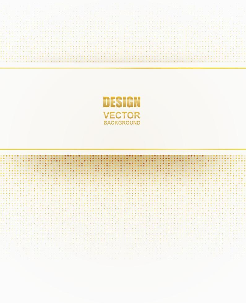 Abstract. geometric shape white-gold background. light and shadow .Vector. vector
