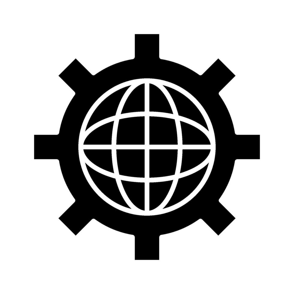 Global Settings Icon vector