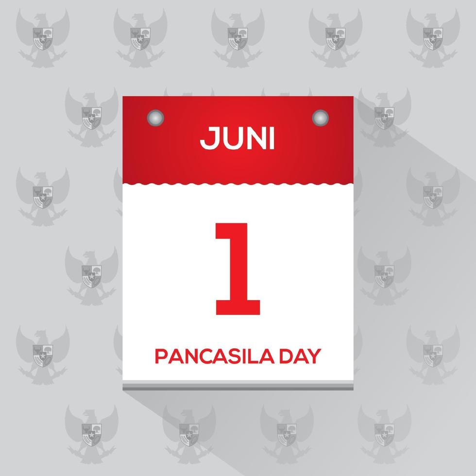Happy Pancasila Day vector