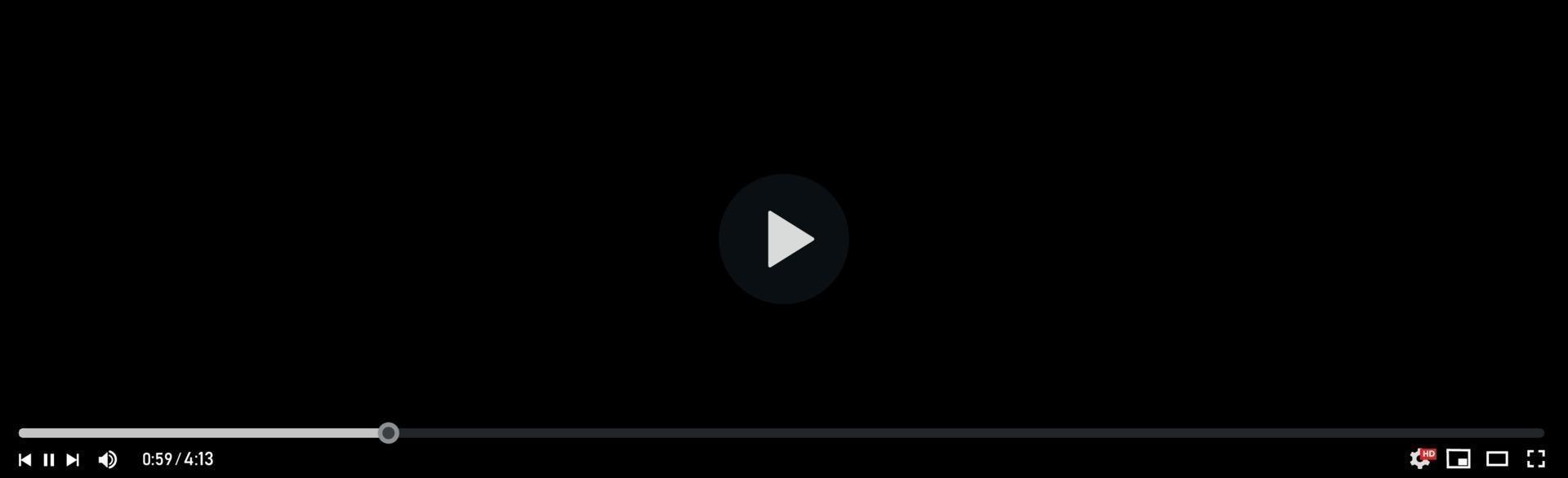 Video and Media Player Interface Template - Vector