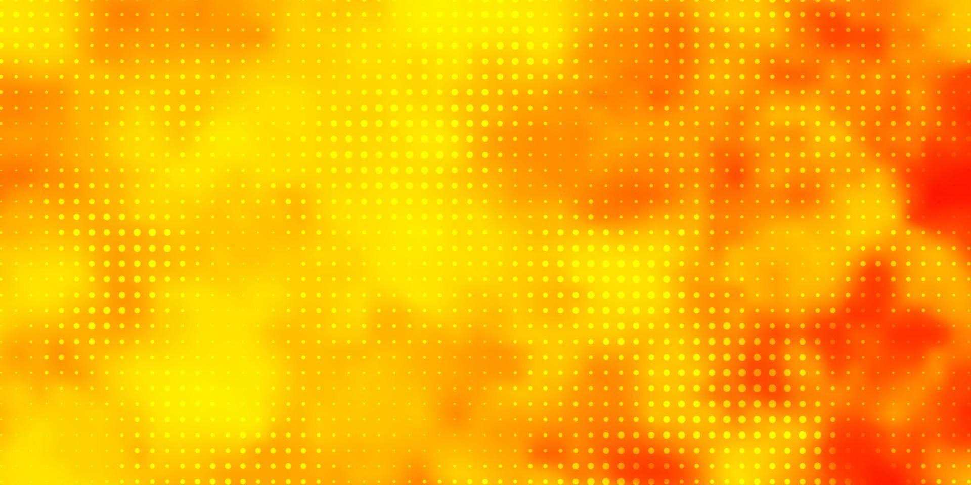 Light Orange vector backdrop with circles.