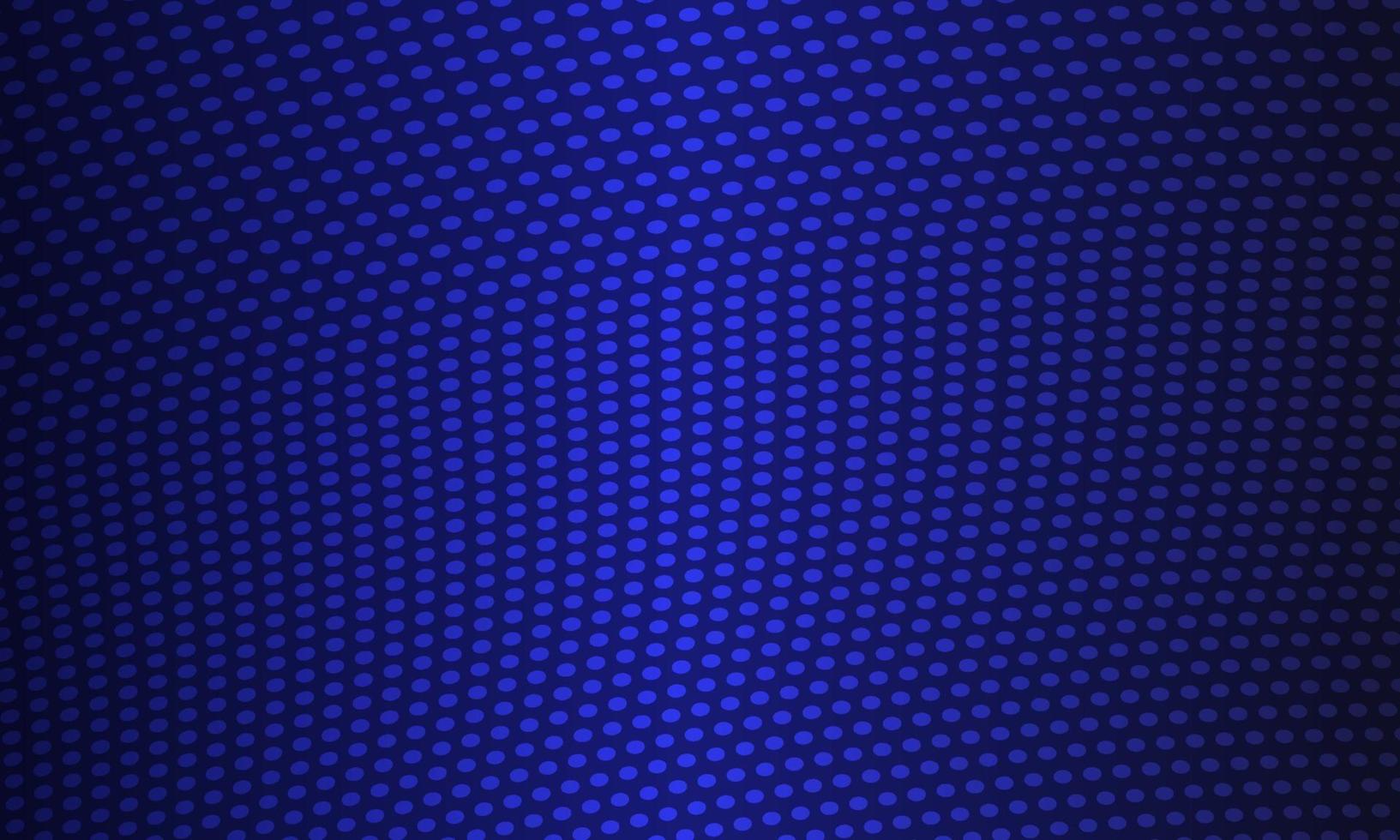 Abstract Dark Blue Wave Dots Background vector