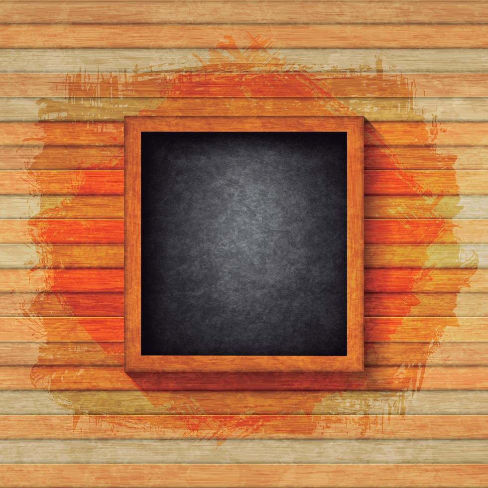 Texture Wood Frame Background Design Vector