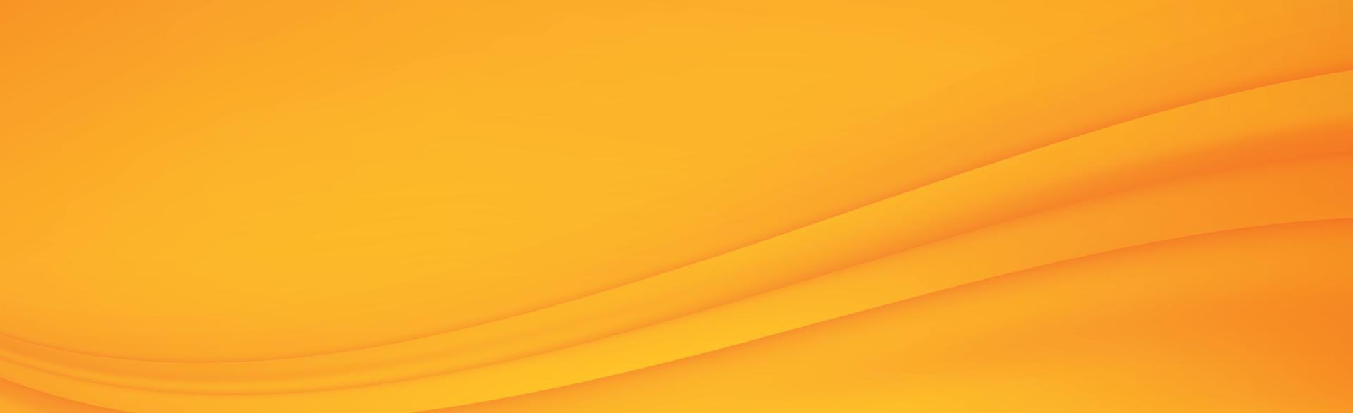 Abstract orange and yellow background with wavy lines - Vector
