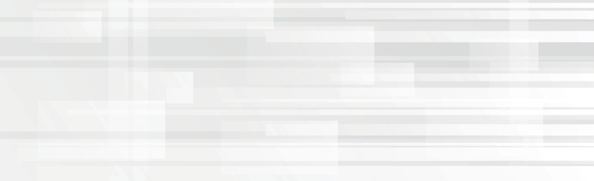 White vector panoramic background with lines and boxes