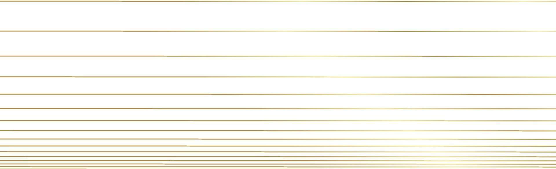 Bright golden lines on white background - Vector