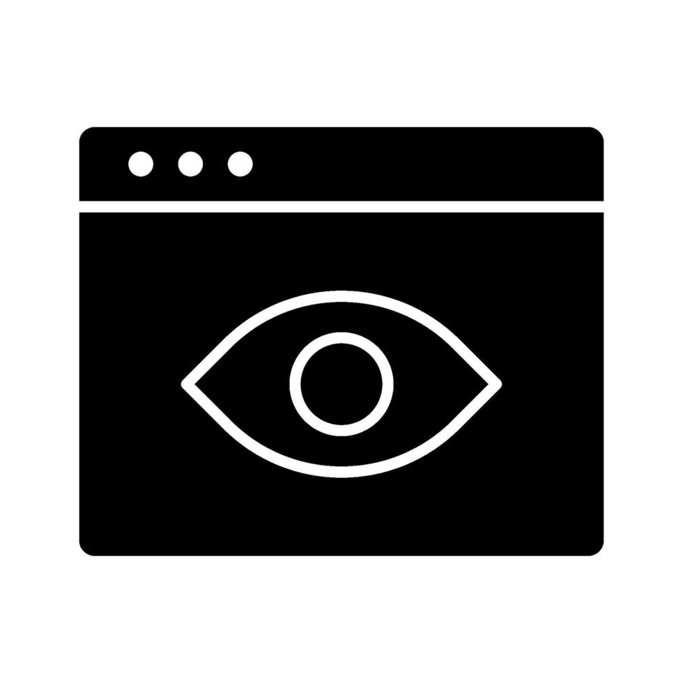 Website Visibility Icon vector