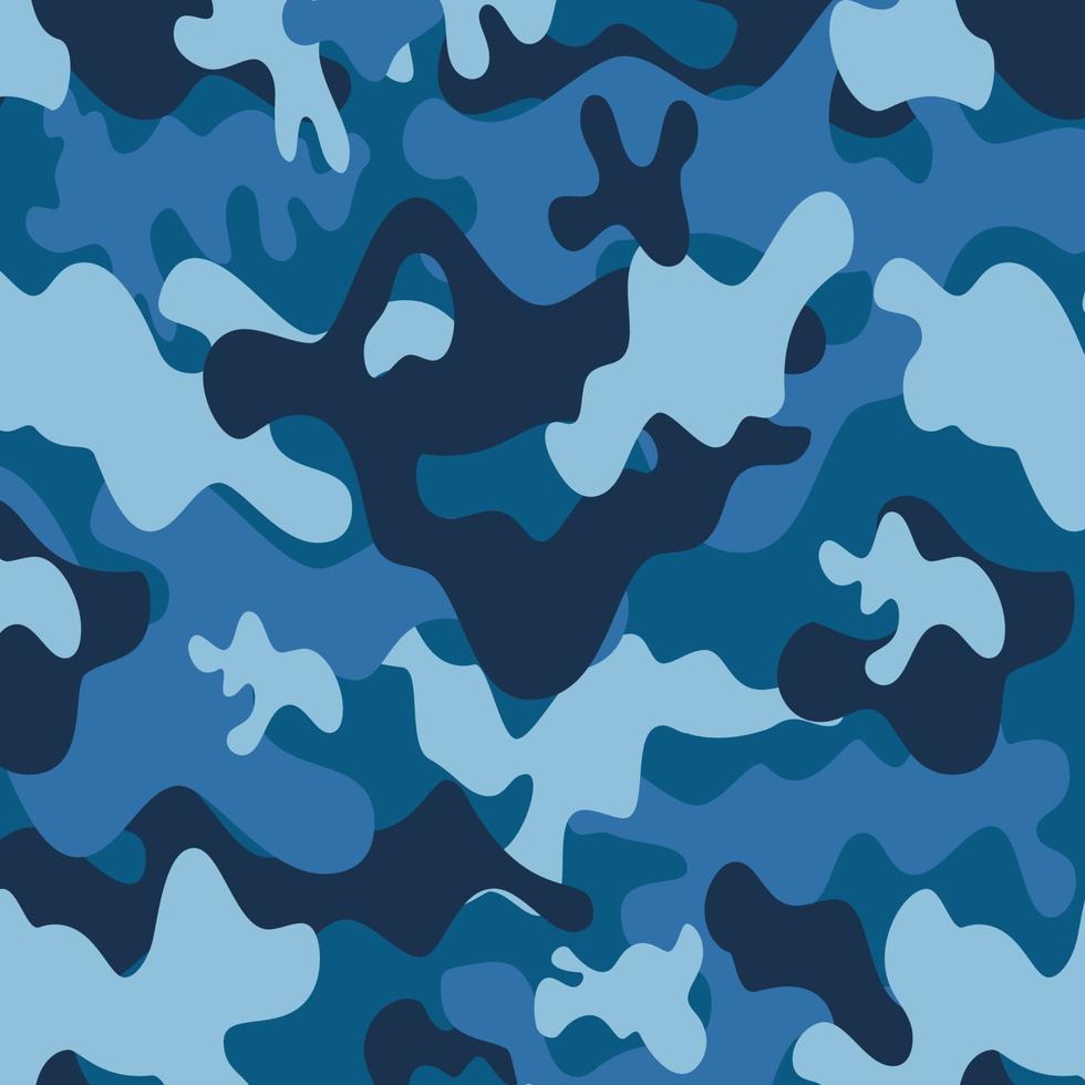 Fondo de impresión de color caqui de textura de camuflaje militar - vector