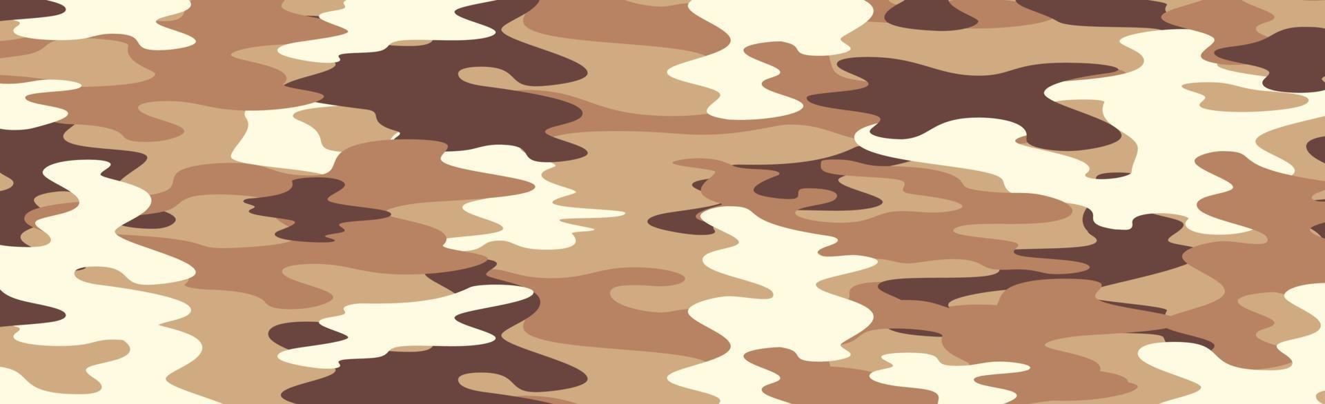 Military or hunting panoramic khaki vector