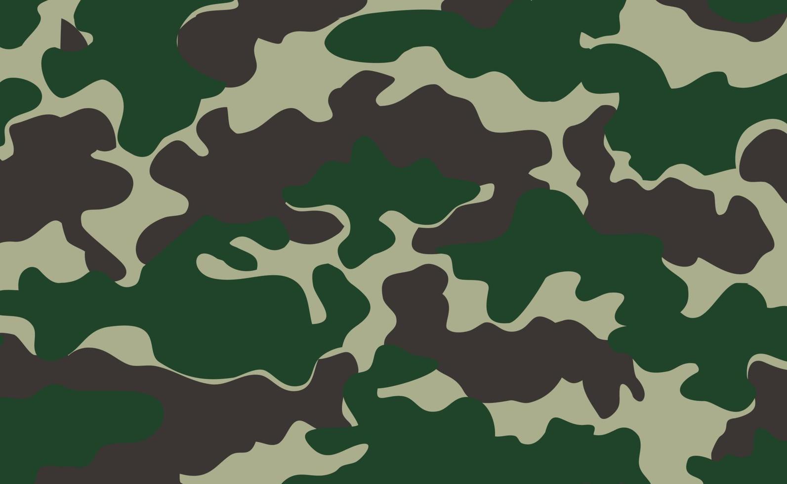 Military camouflage texture khaki print background - Vector