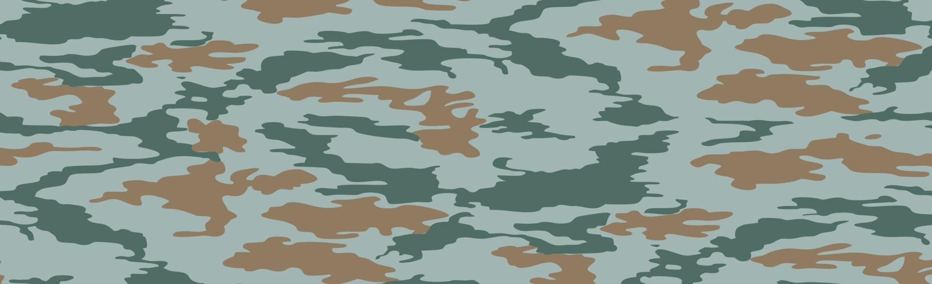 Military or hunting panoramic khaki vector