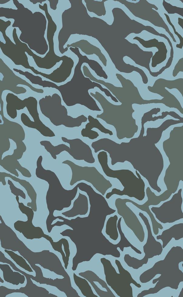 Fondo de impresión de color caqui de textura de camuflaje militar - vector