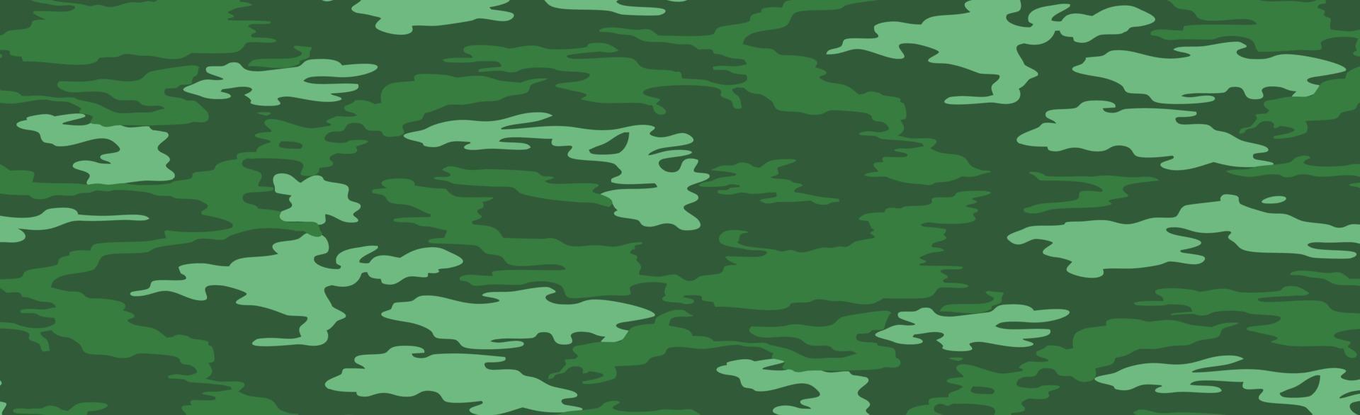 Military or hunting panoramic khaki vector