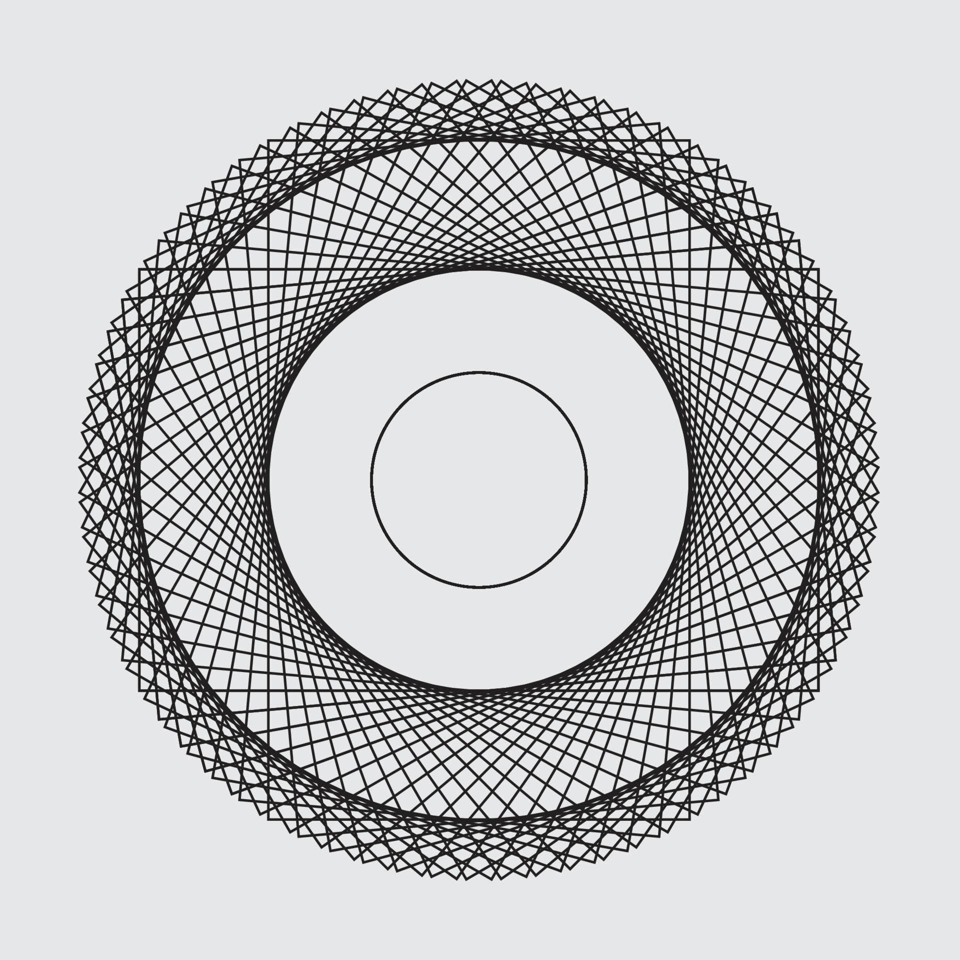A Complex Pattern Of Circles Geometric Circular Pattern Black 2368065