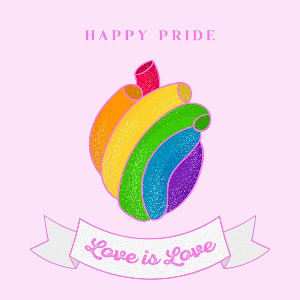 LGBT Pride Month concept vector