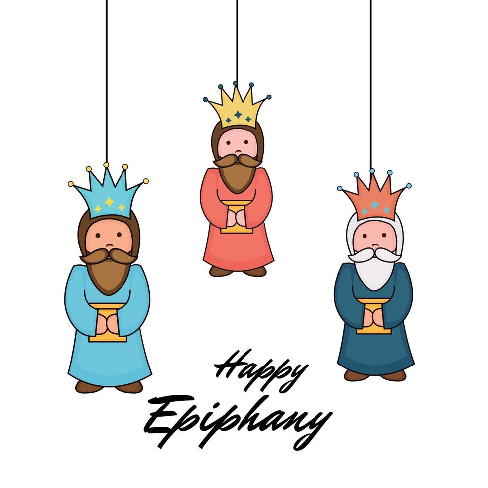 Vector illustration of a Background for Epiphany.